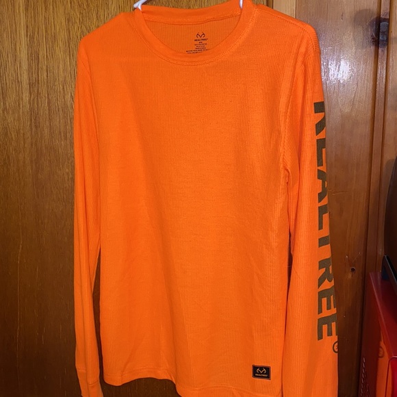 Realtree Neon Orange Long Sleeve Shirt - Picture 6 of 6